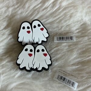 NWT Ghosts Twins Croc Jibbitz Charms 2X